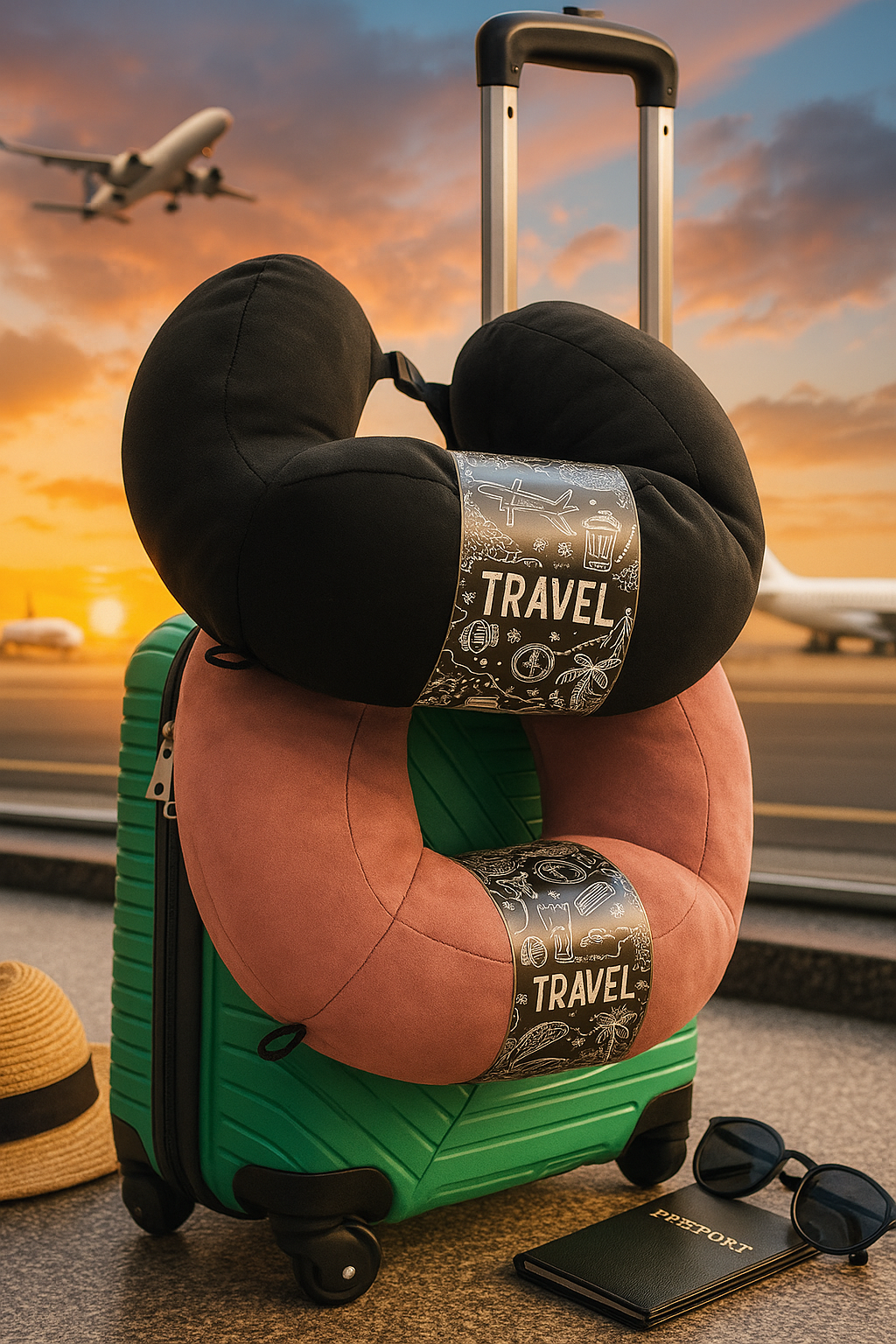 ⭐⭐⭐⭐وسادة السفر Coussin de Voyage Confort XXL – L'Incontournable de l'Été 2025